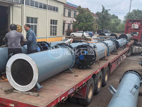 鑫海肥料化工廠量訂購(gòu)石墨換熱器提前交付